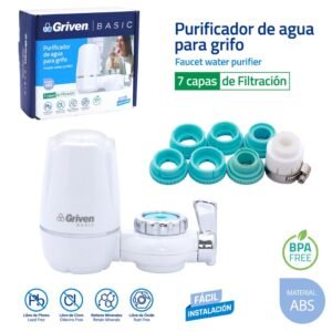 Filtro Purificador de Agua para Grifo