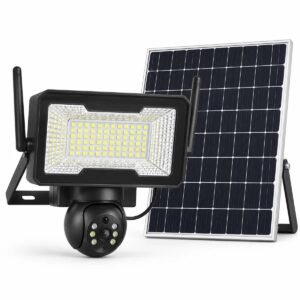 2 en 1 Reflector Solar LED con Camara